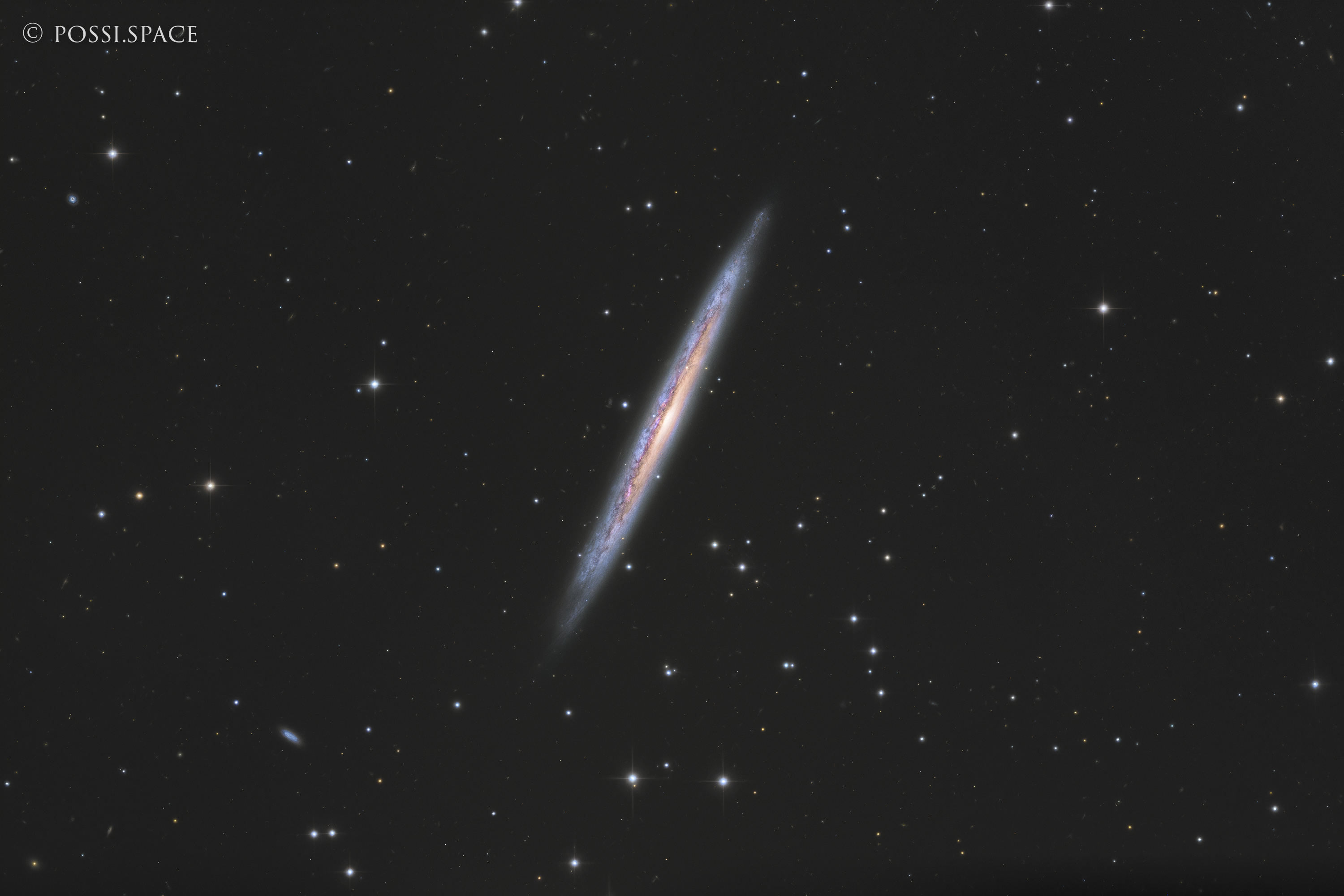 NGC5907 Knife-edge-galaxy
