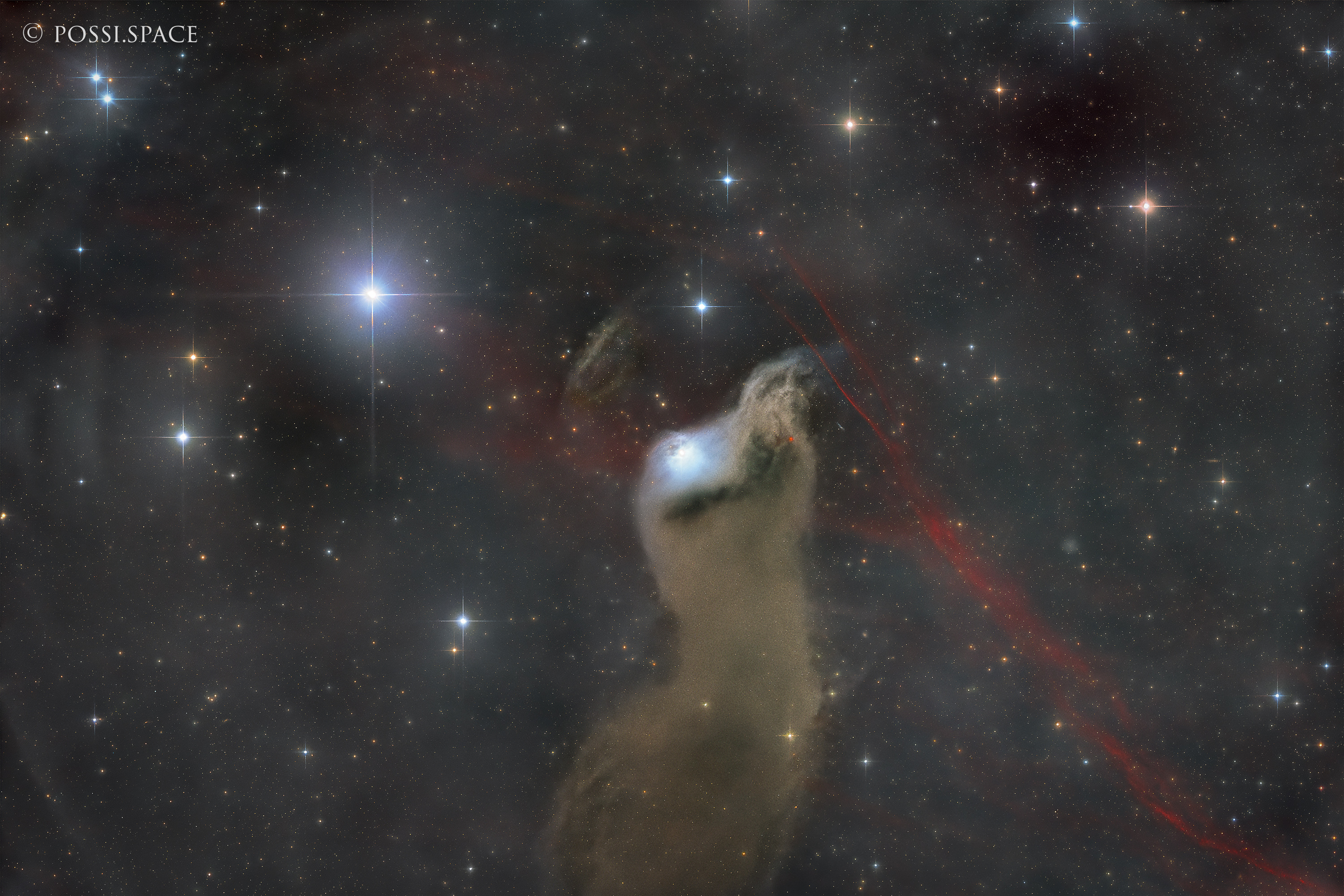 VDB152 Dark Nebula In Kepheus
